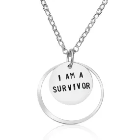 I am a Survivor - Sterling Silver Necklace