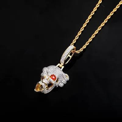 Iced Skull pendant