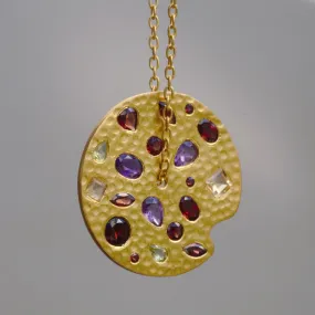 Isla Necklace With Gemstones