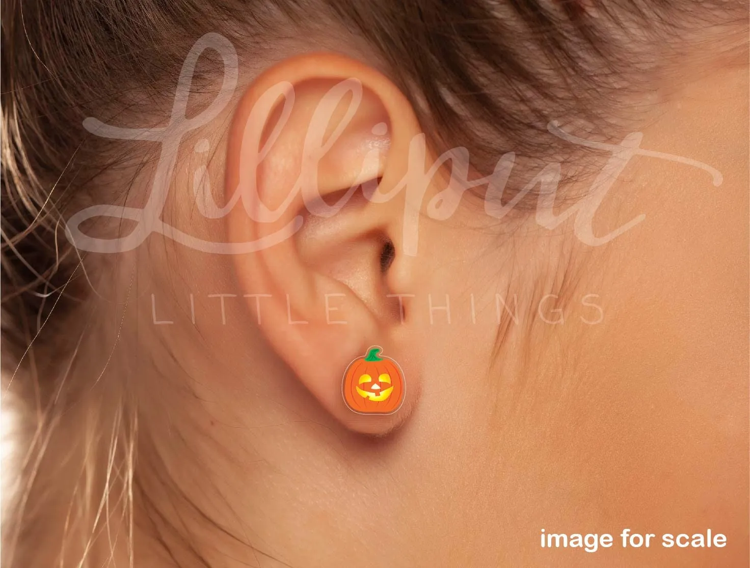 Jack O Lantern Pumpkin Earrings