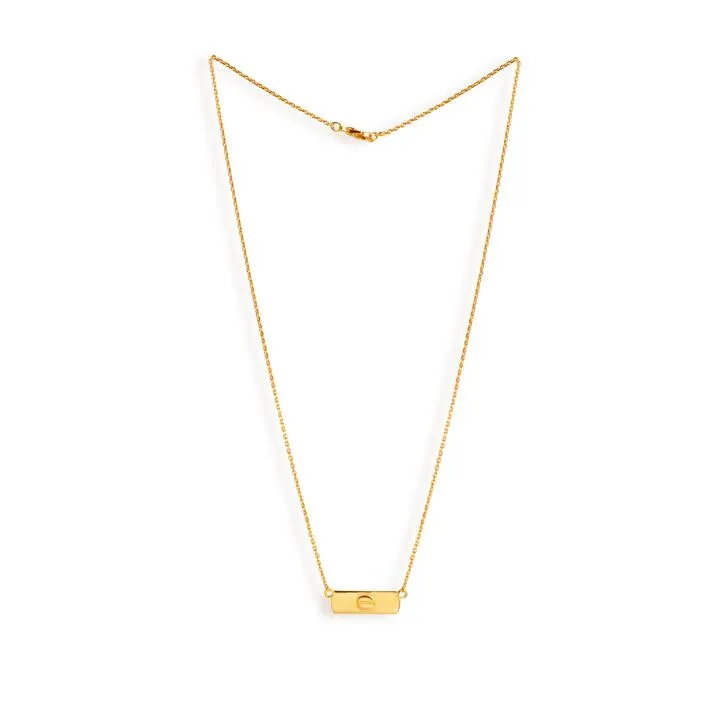 La Madonna Short Necklace Gold