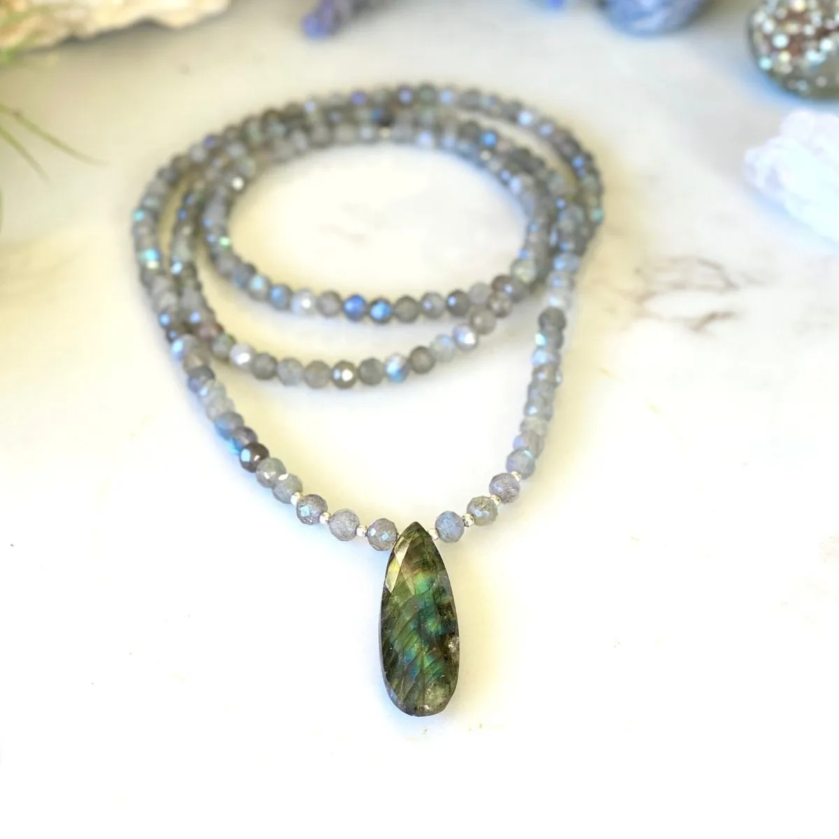 Labradorite Necklace to bring Positivity and Enthusiasm