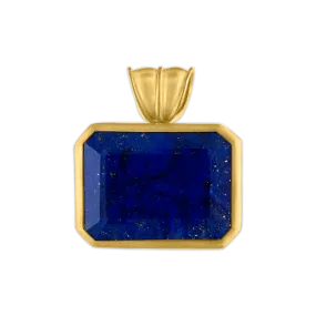 Lapis Block Pendant