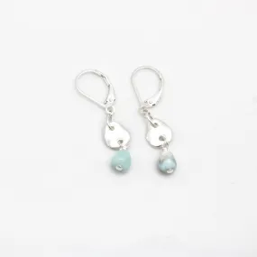 Lava Form Collection: ULI Larimar Earrings