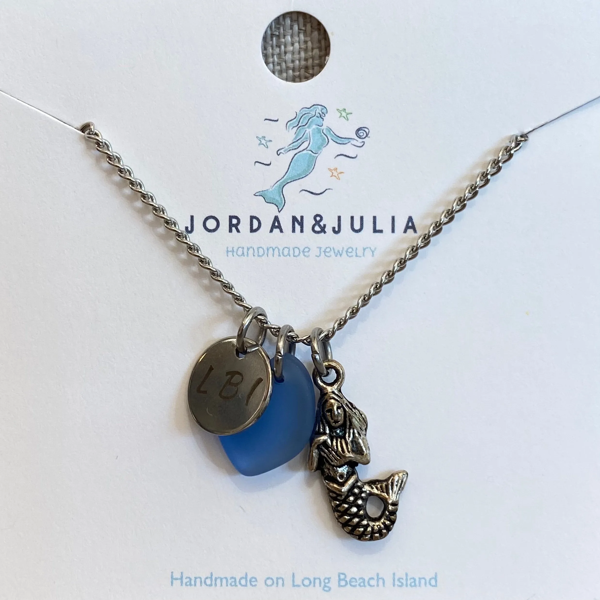 LBI Sea Glass Necklace