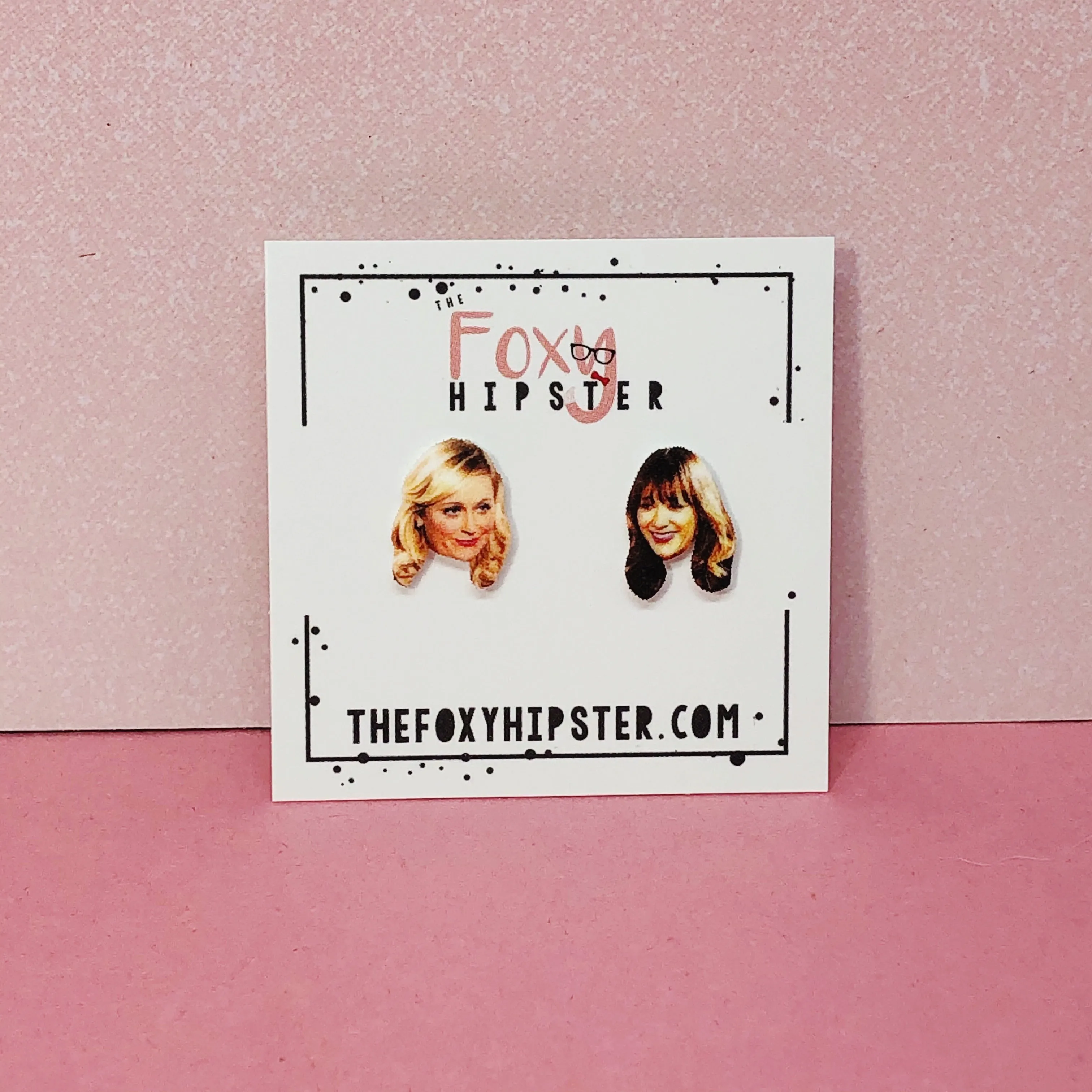 Leslie Knope and Ann Perkins Stud Earrings