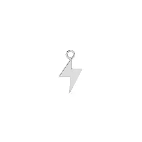 Lightning Bolt Charm | Sterling Silver