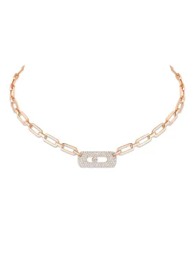 Messika My Move Curb 18KRG Diamond Necklace