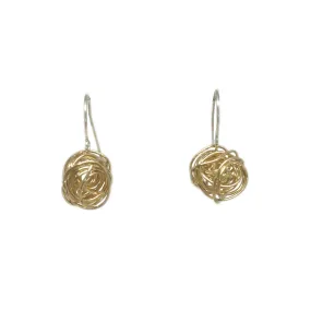 Mini Nest Gold Fill Earrings by Rina Young