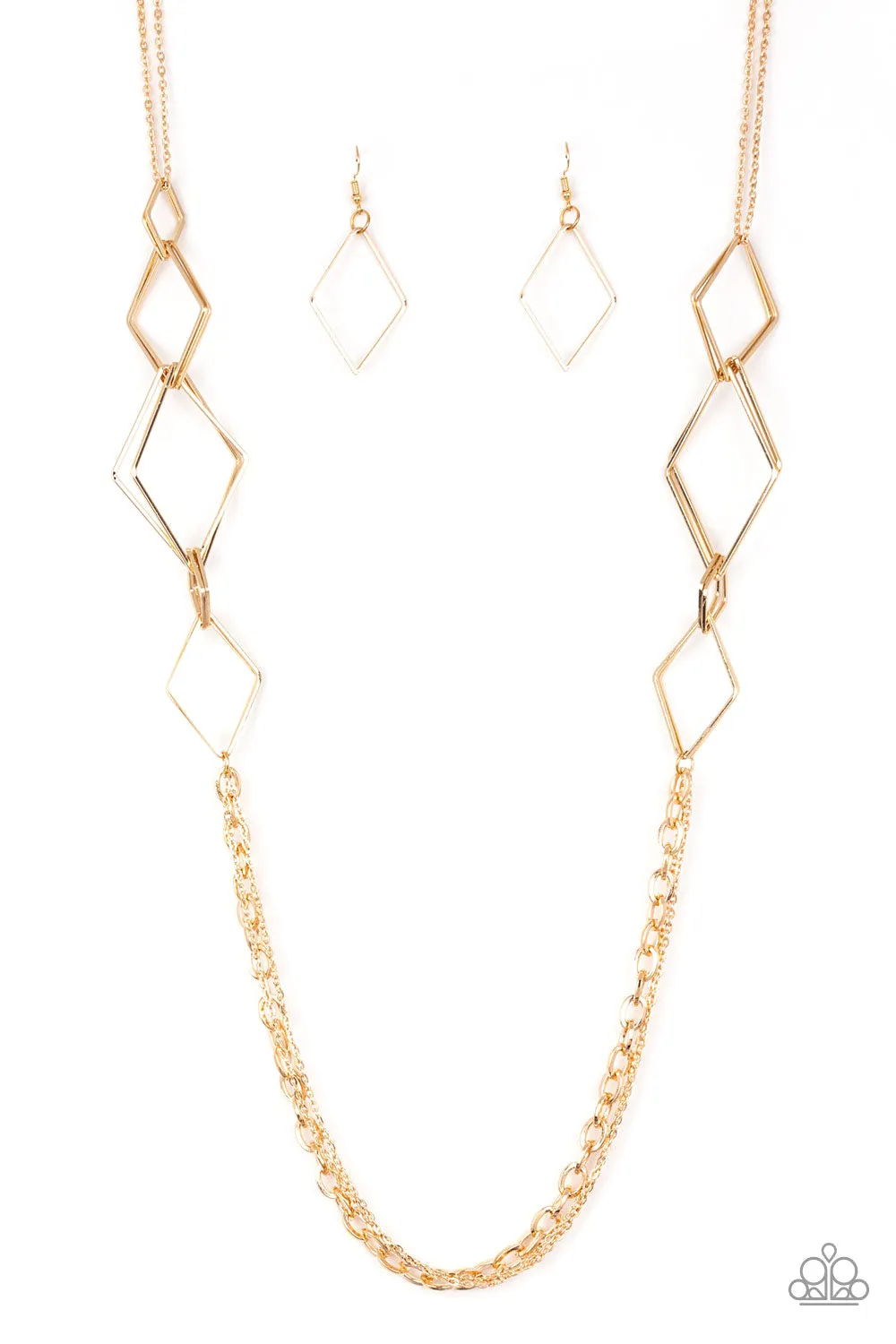 Paparazzi Necklace ~ Fashion Fave - Gold