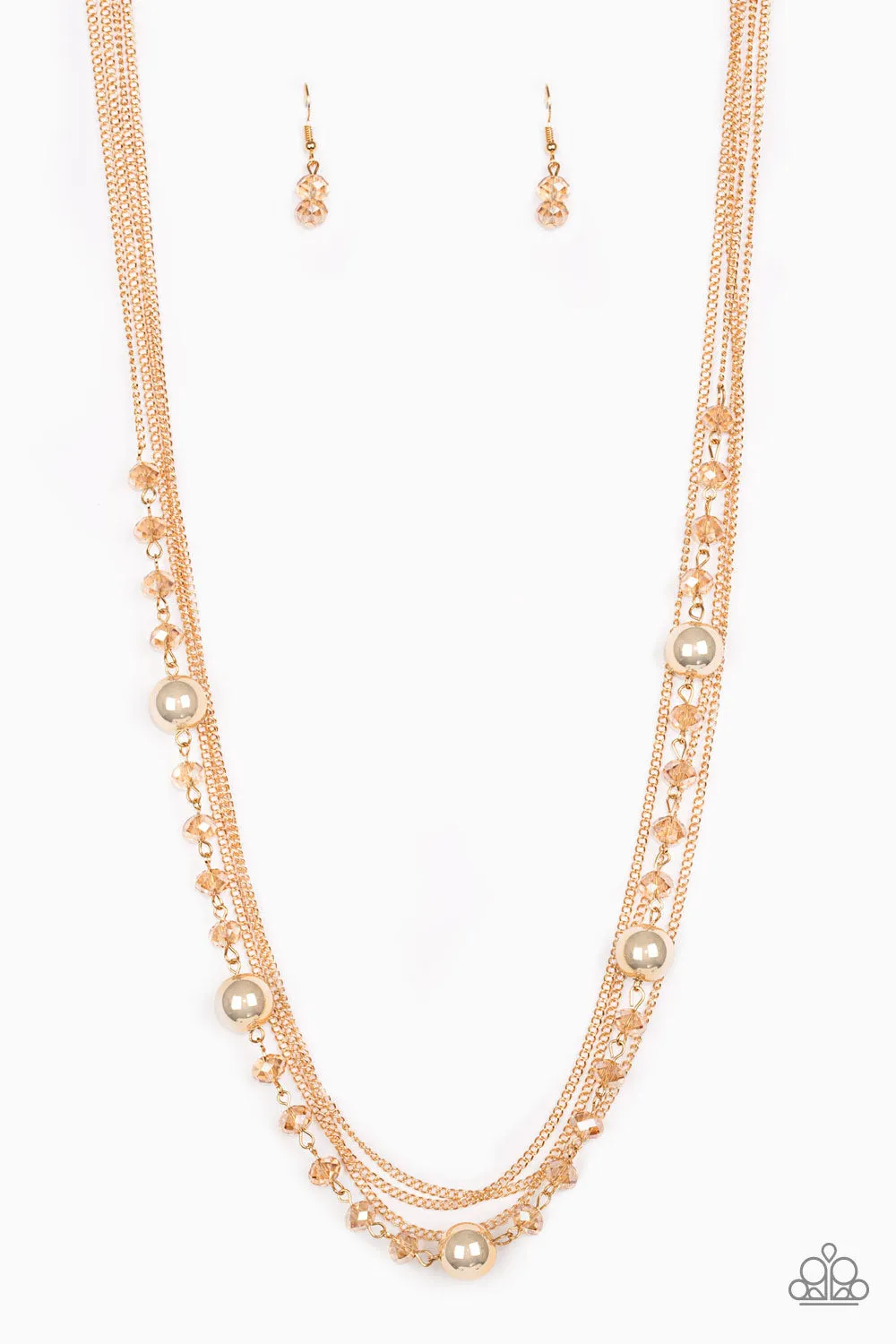 Paparazzi Necklace ~ High Standards - Gold