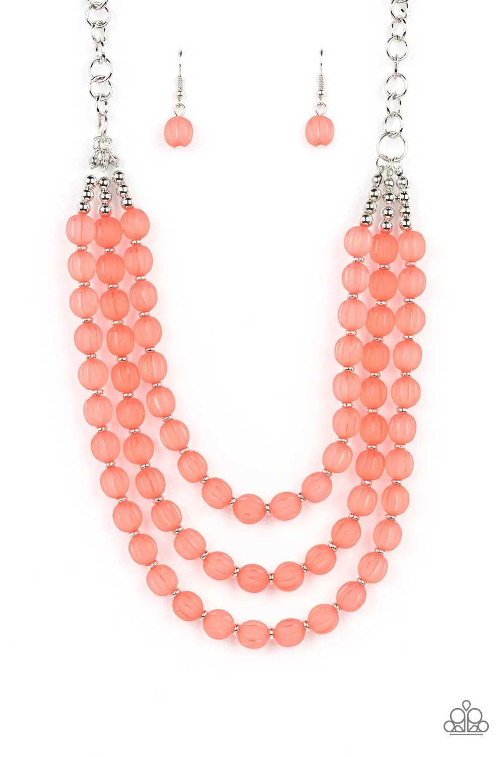 Paparazzi Summer Surprise - Orange Necklace