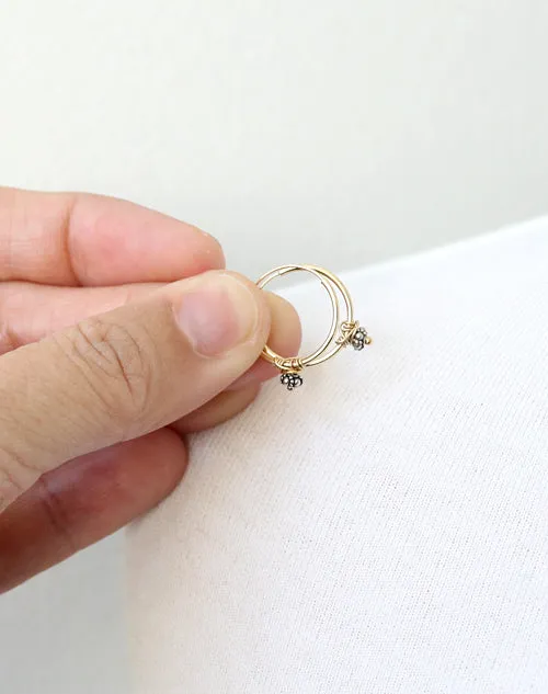 Petite Hoop Earrings