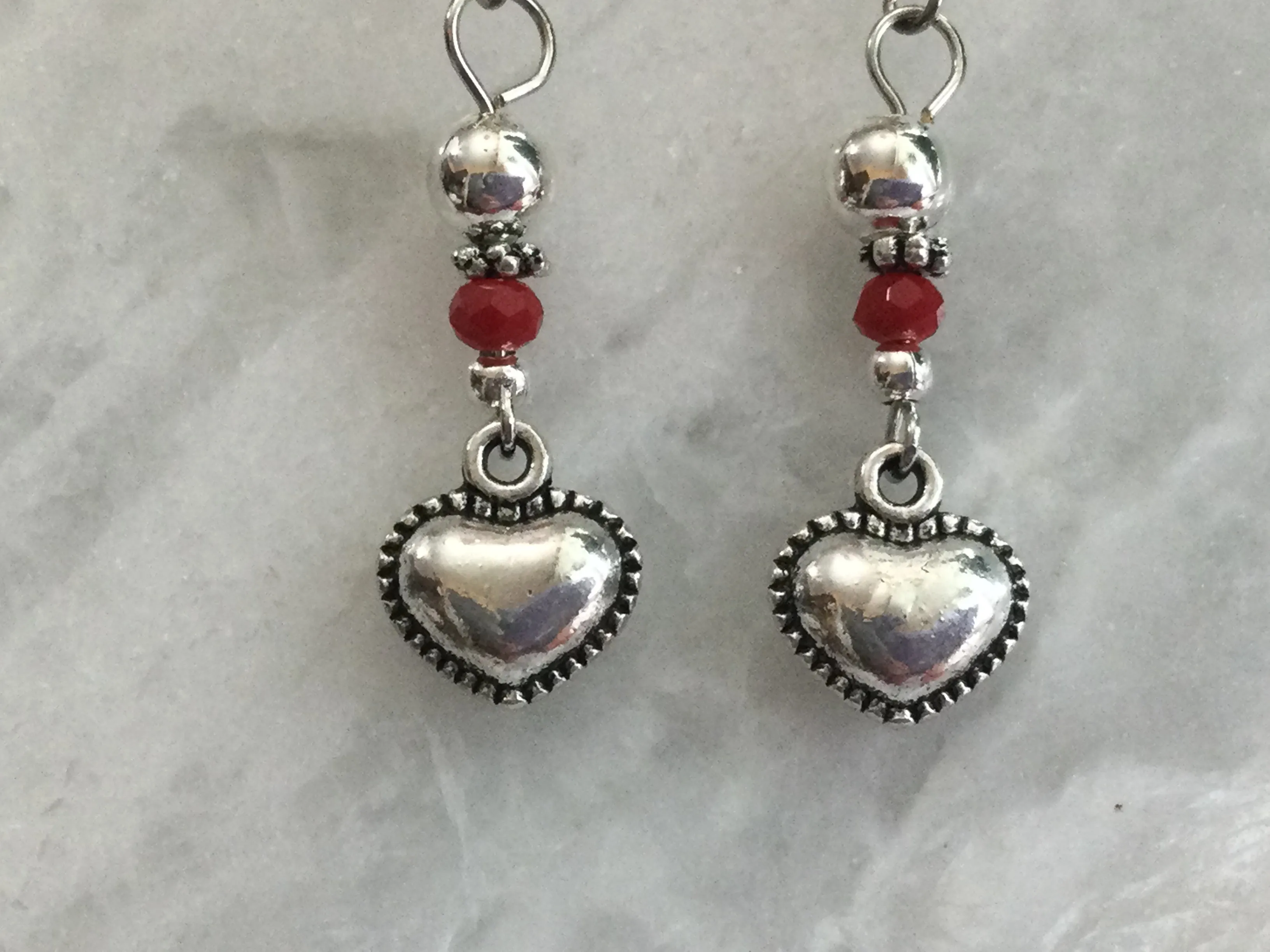 Puffed Heart Earrings