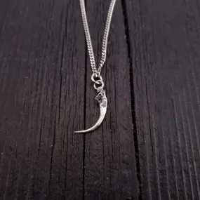 Rattlesnake Fang Charm Pendant Necklace