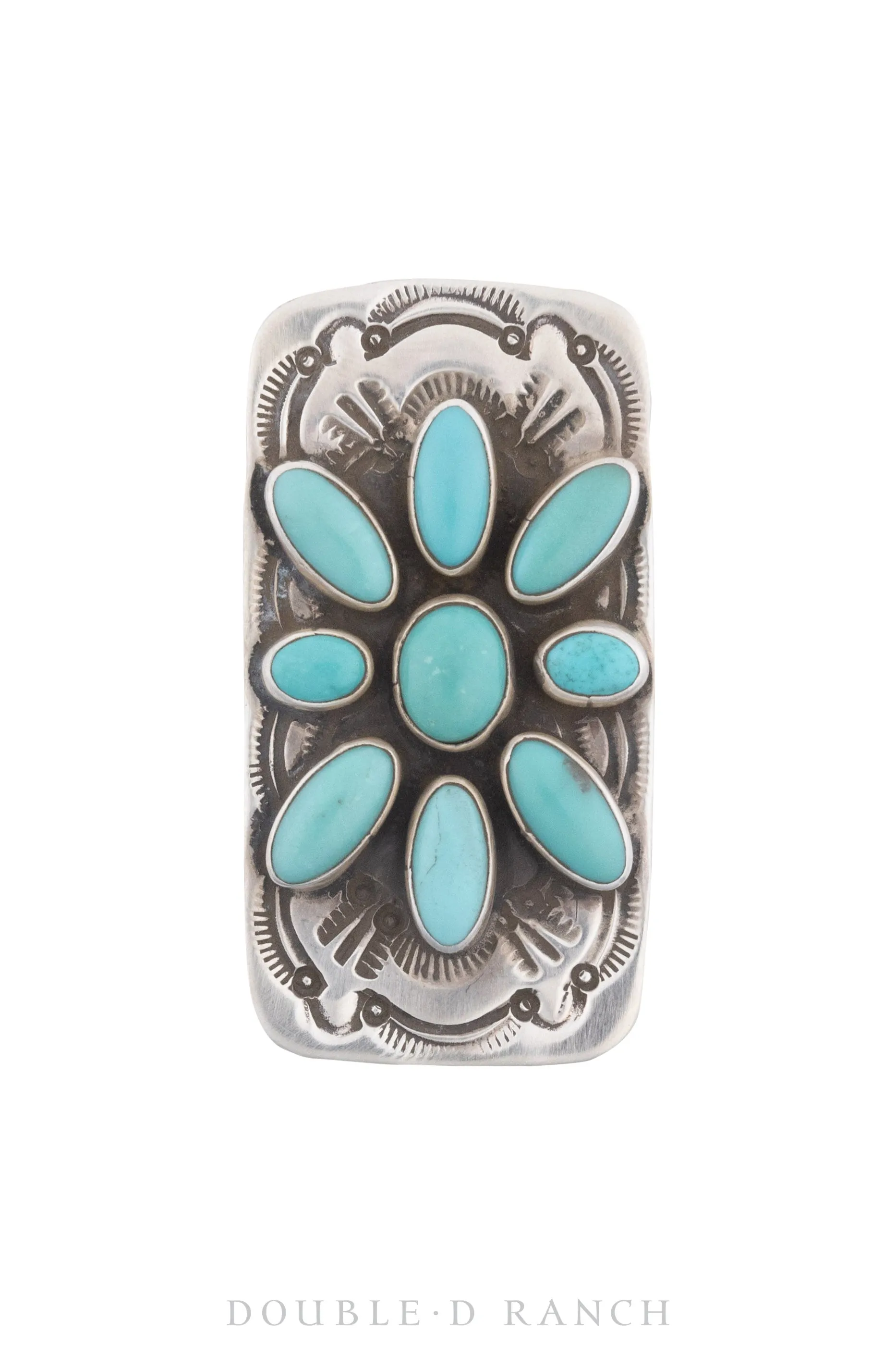 Ring, Shield, Turquoise, Hallmark, Contemporary, 1275