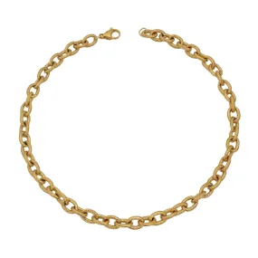 Rolo Textured Chain Necklace