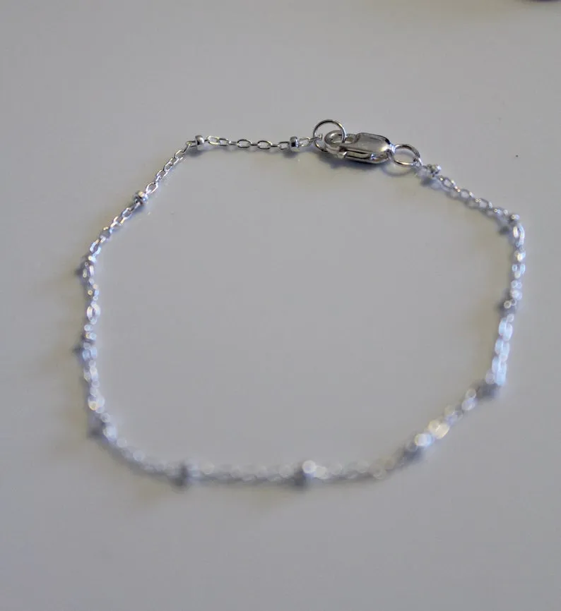 Simple Sterling Silver Bracelet