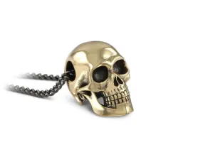 Skull Necklace - Bronze