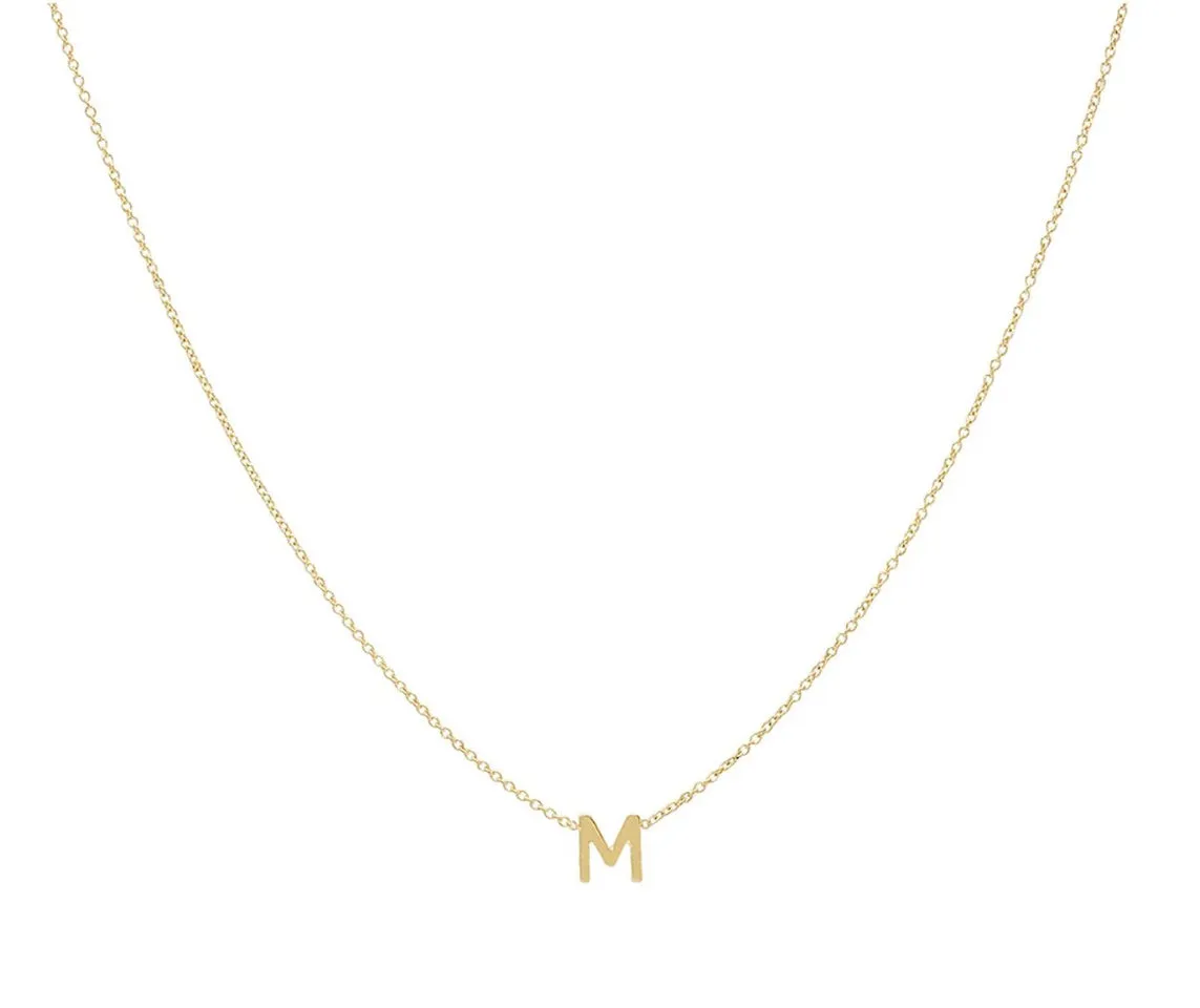 Small Spaced Initial Necklace