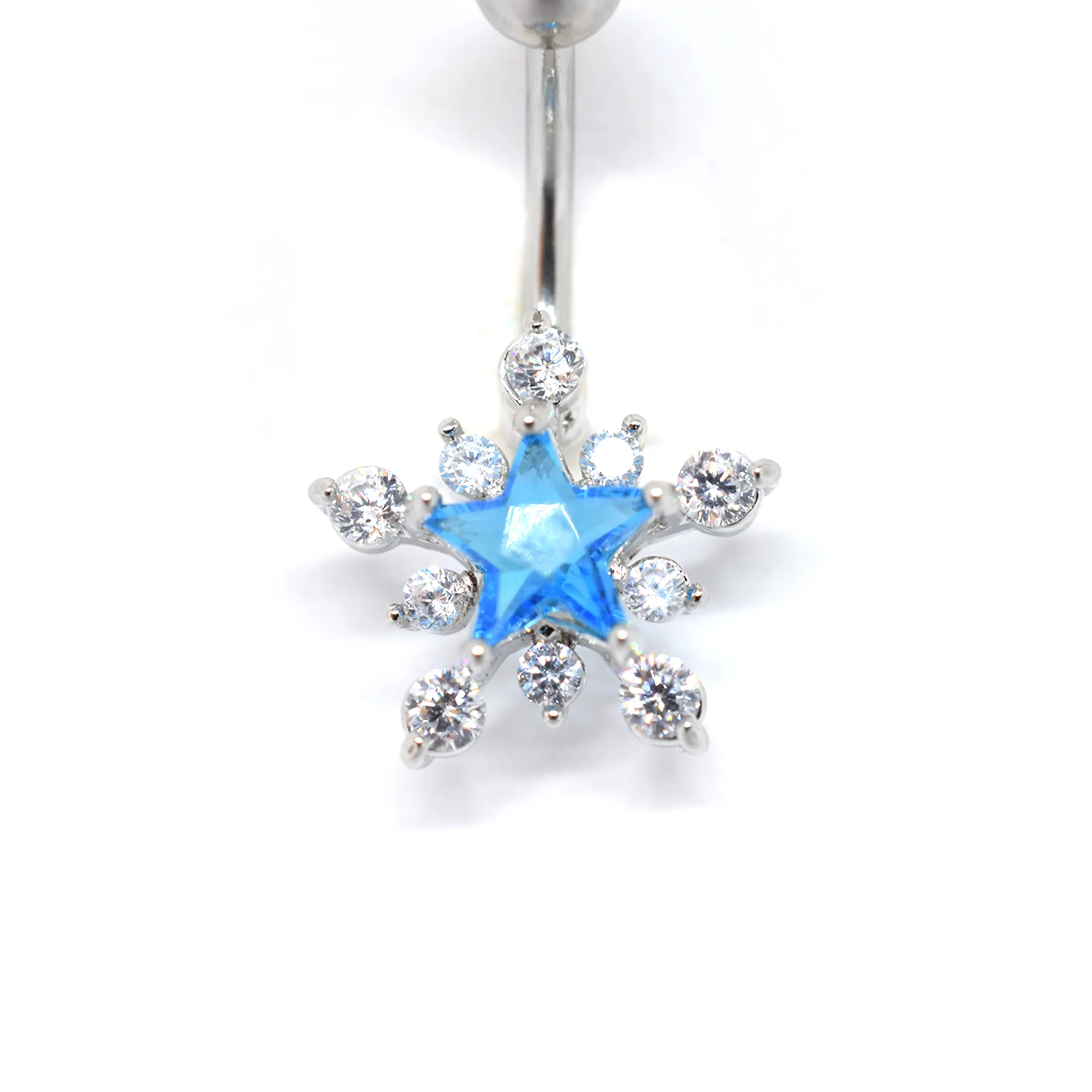 Snowflake Belly Ring