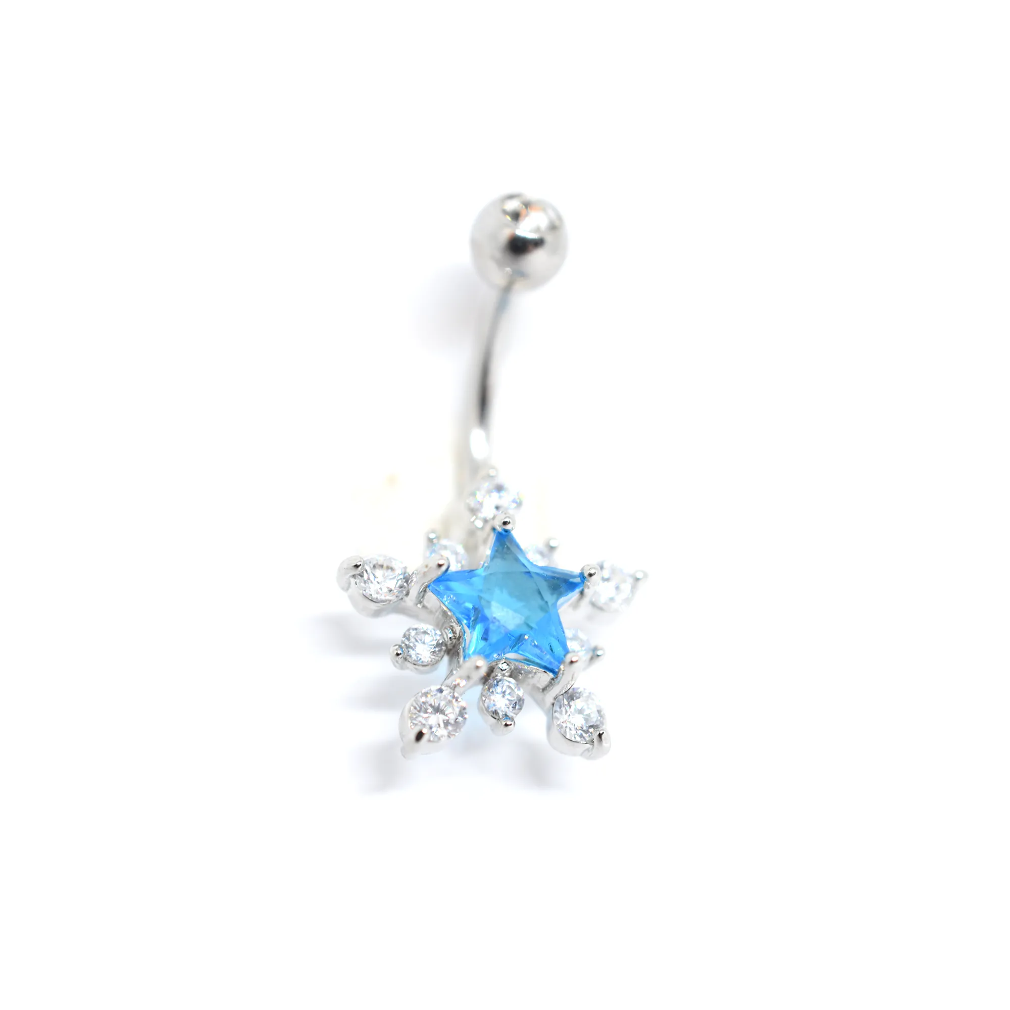 Snowflake Belly Ring