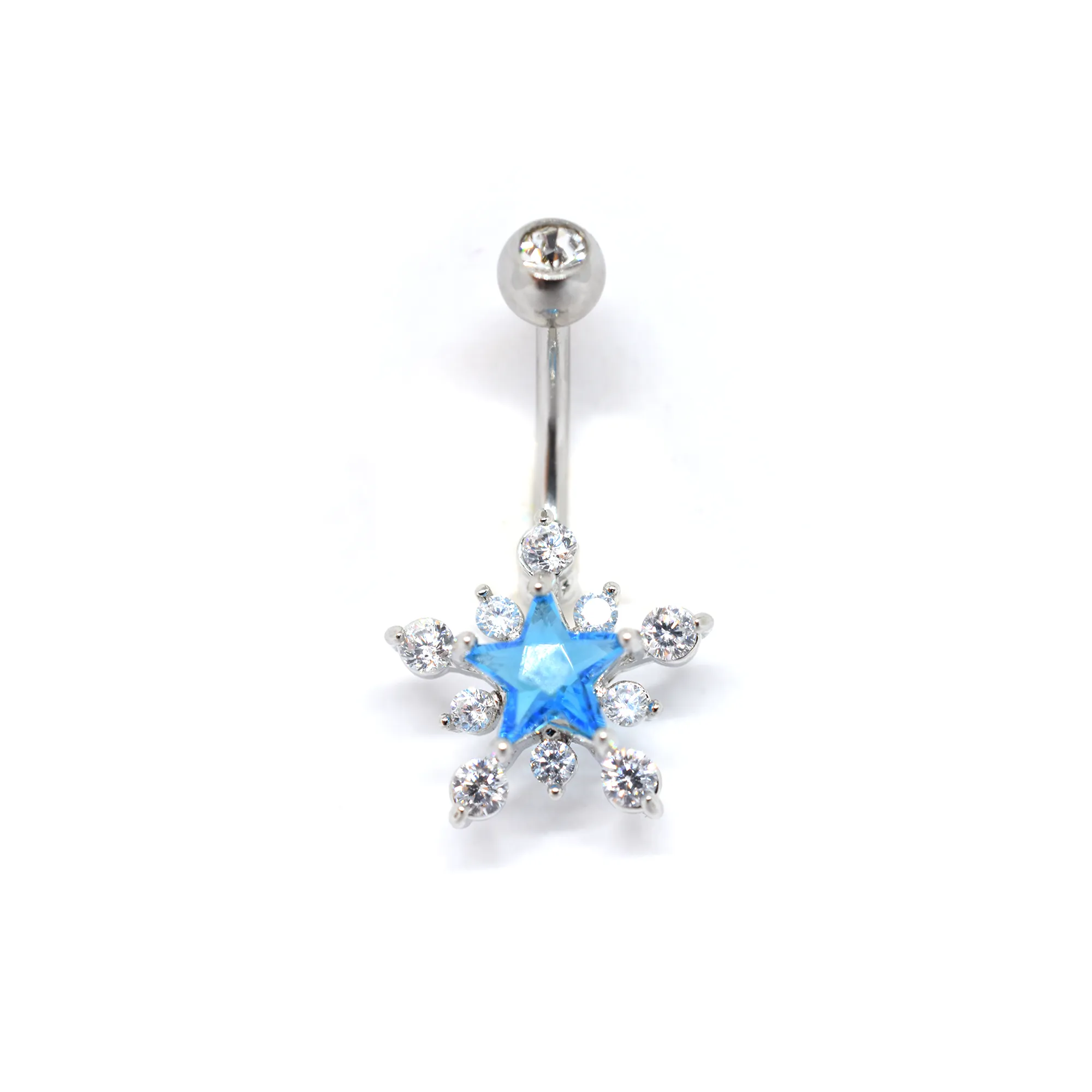 Snowflake Belly Ring