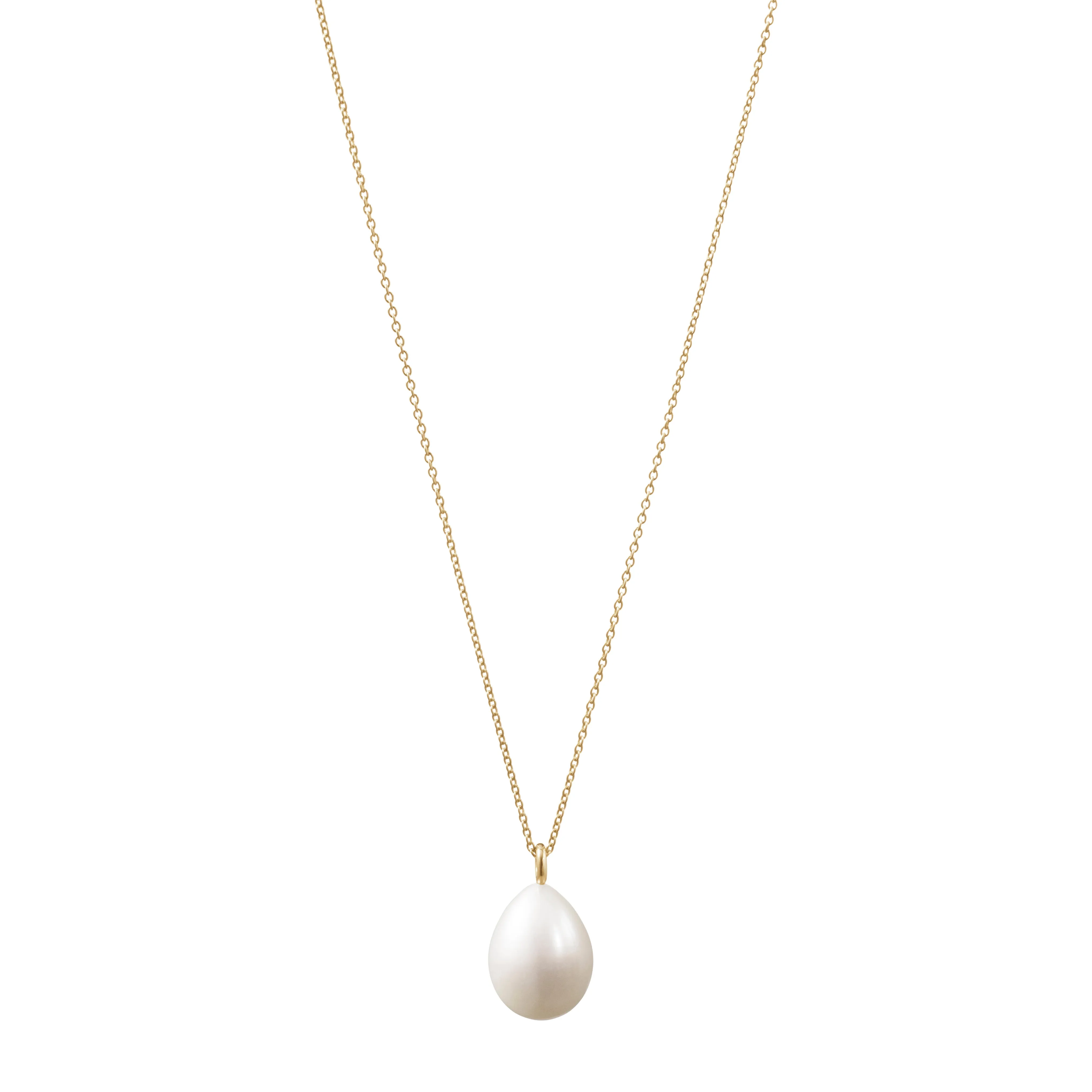 Sophie Bille Brahe - L'Eau - Pendant Necklace with Pearl, Yellow Gold