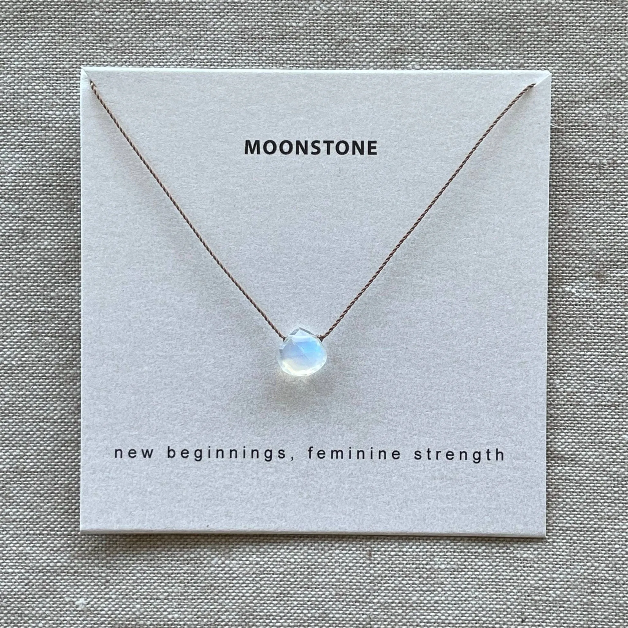 Soulsilk - Rainbow Moonstone Necklace