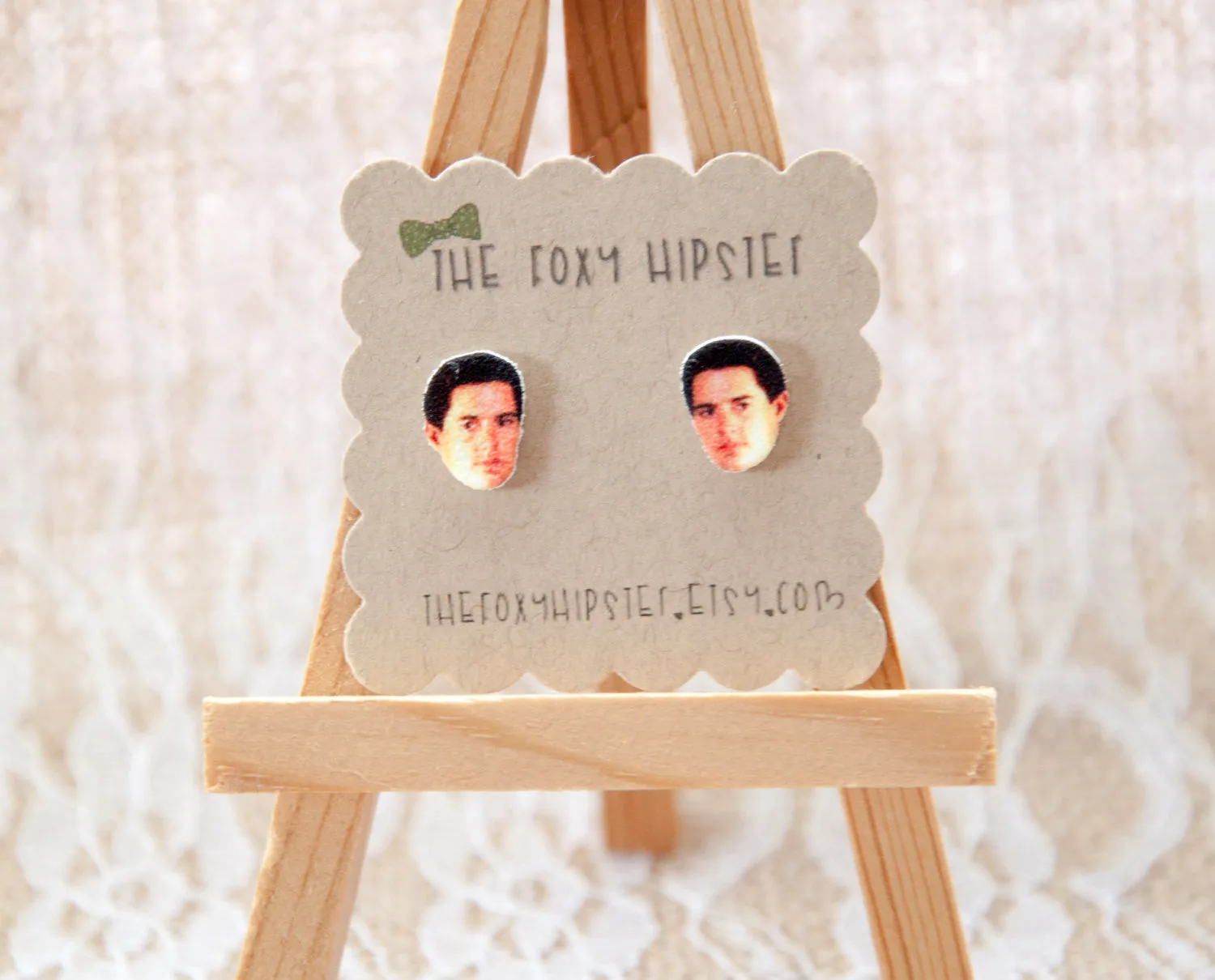 Special Agent Dale Cooper Stud Earrings