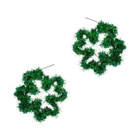 St Patricks Day Clover Earrings