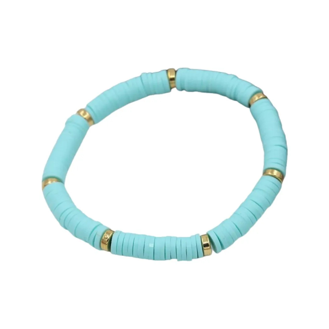 SUMMER POLY-CLAY ELASTIC BRACELET