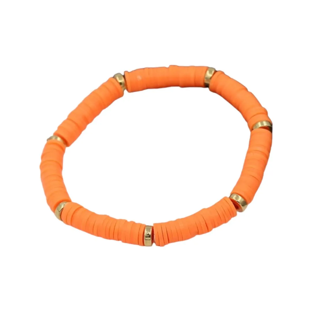 SUMMER POLY-CLAY ELASTIC BRACELET