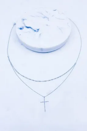 The Janna Layered Cross Necklace