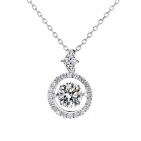 Trendy Moissanite Diamond Necklace - 925 Sterling Silver