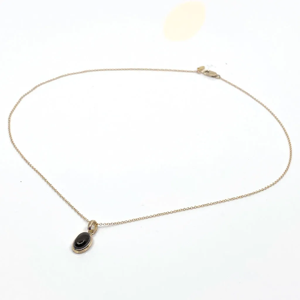 Umbra Oval Oynx Pendant Necklace