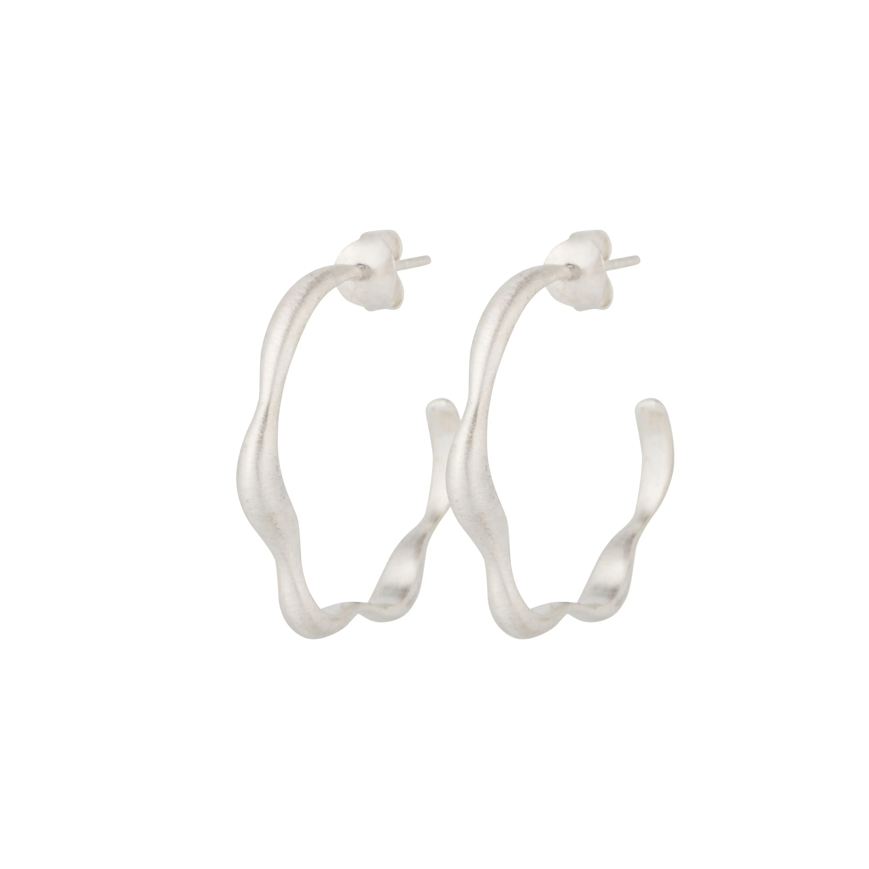 Vama | Audrey Earrings | Metal-Sterling Silver | Finish-Matt