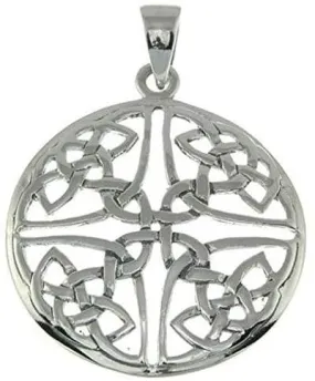 Viking Pendant 925 Silver Large Celtic Knot Handmade