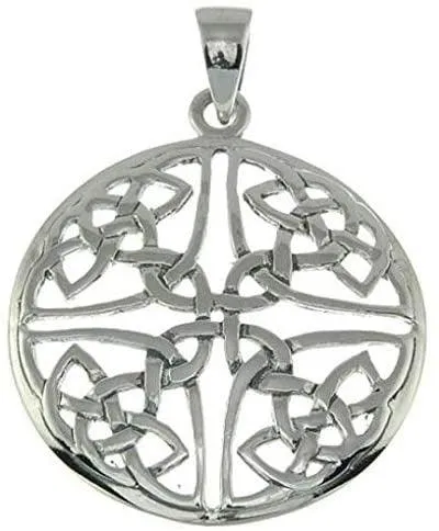 Viking Pendant 925 Silver Large Celtic Knot Handmade