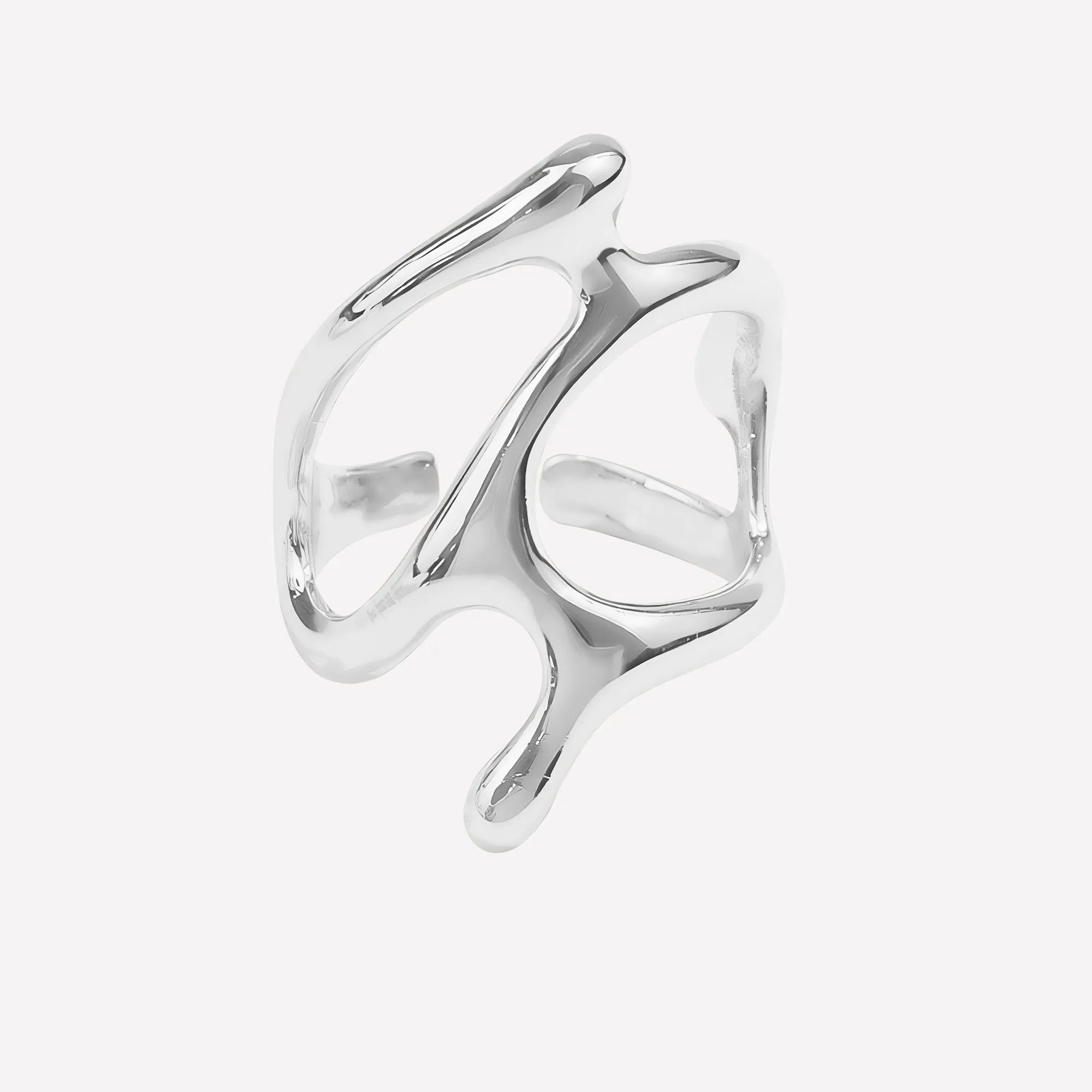 Vintage-Style Free-form Woman’s Ring In Two Colour Options