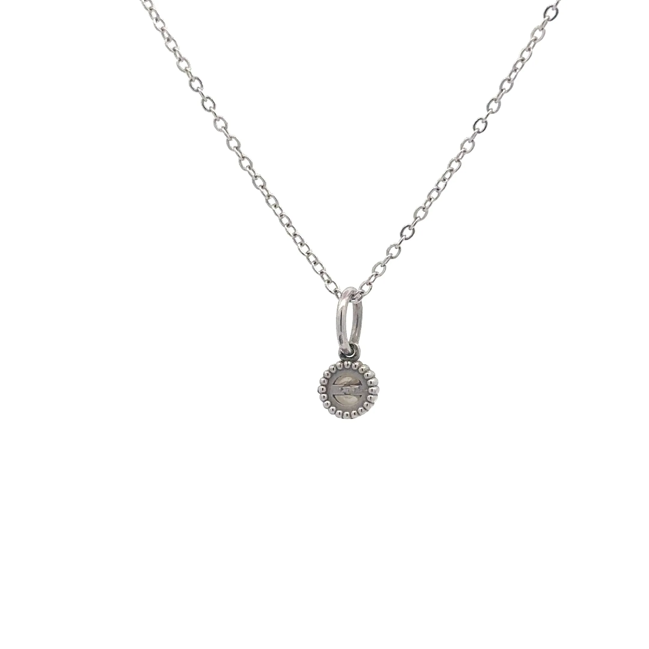 WD136 Pearl June Birthday - 14kt Pearl Pebble Charm