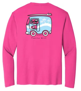 Youth Surf Van Swim Hot Pink